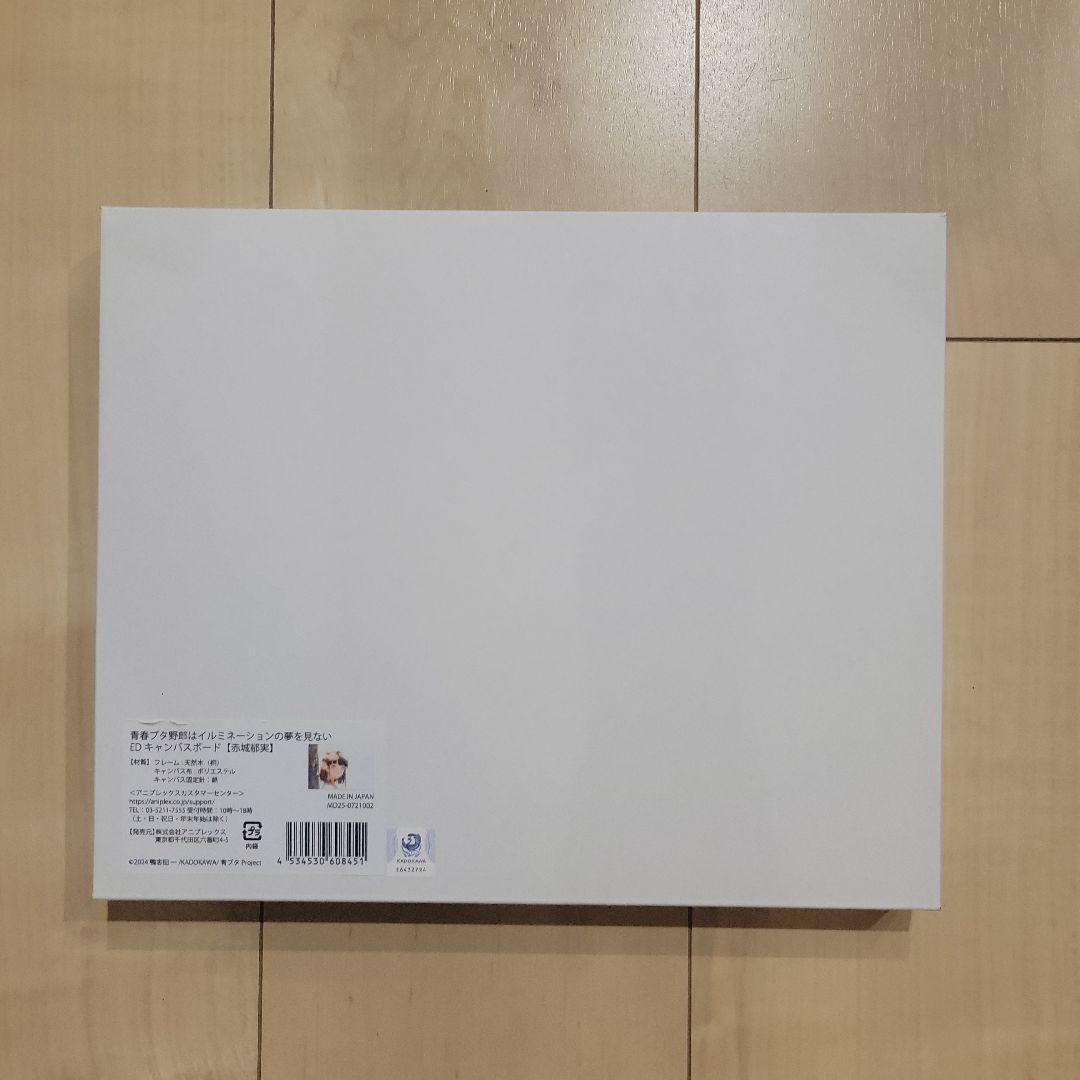青春ブタ野郎はイルミネーションの夢を見ない EDキャンバスボード 赤城郁実