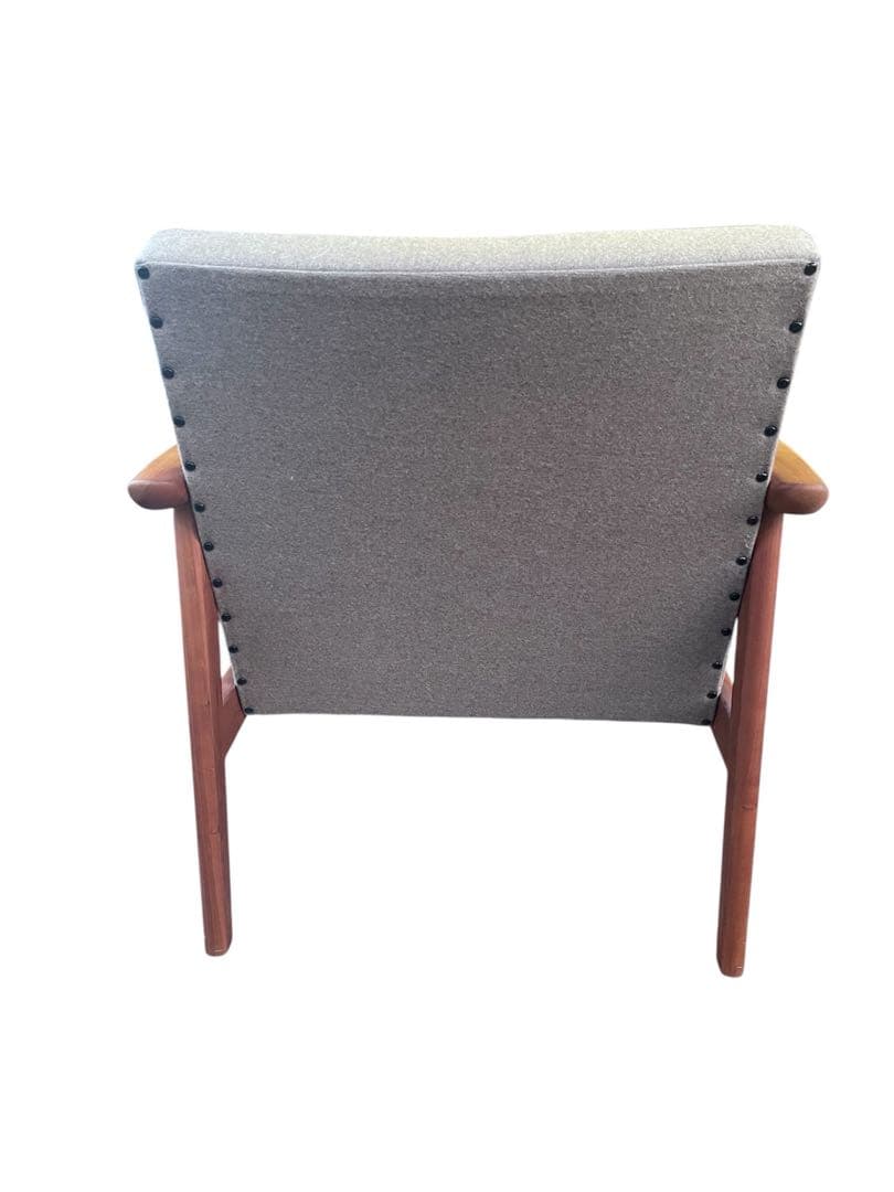 カリモク カリモク家具 ミッドセンチュリー 1人掛けソファ グレー