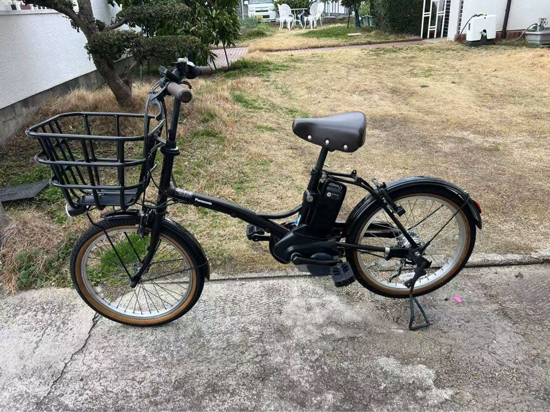 【203】パナソニック 電動アシスト自転車 20インチ　充電器付き 8AH