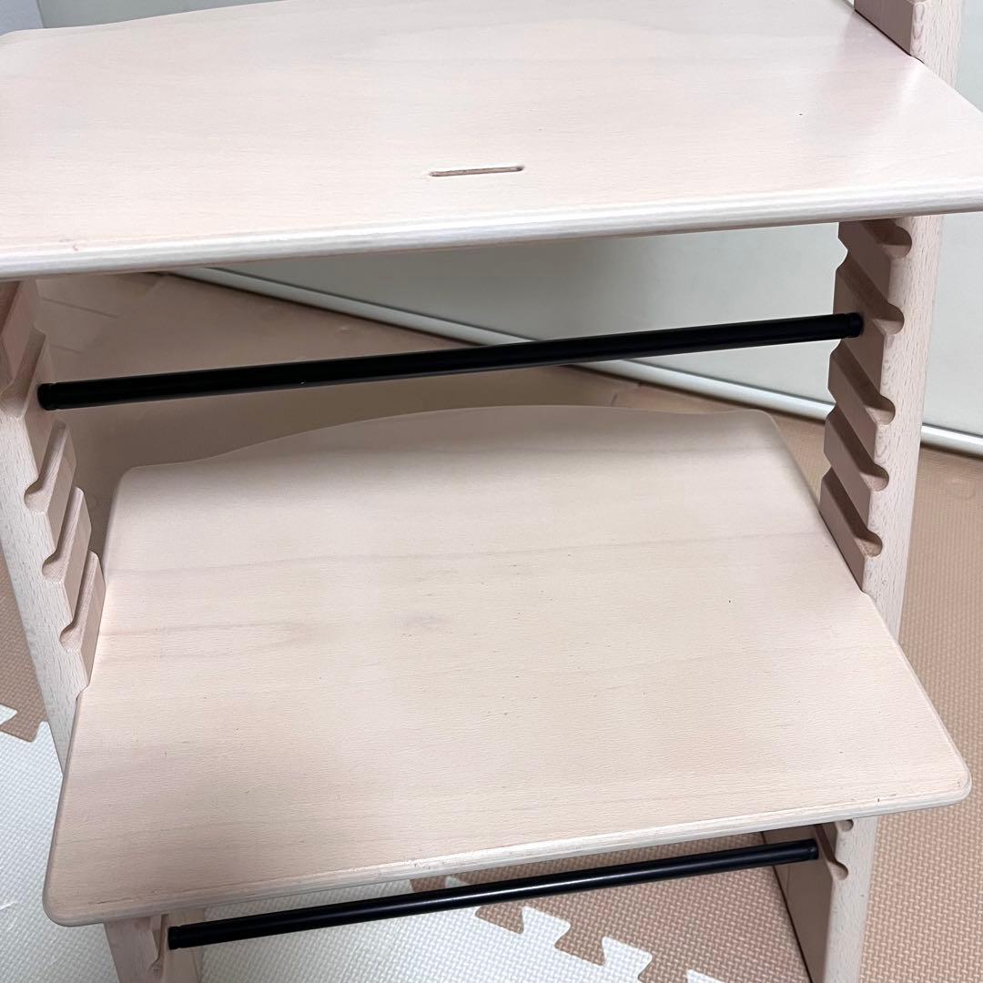 【新型】シリアル5　ストッケ トリップトラップホワイトウォッシュ