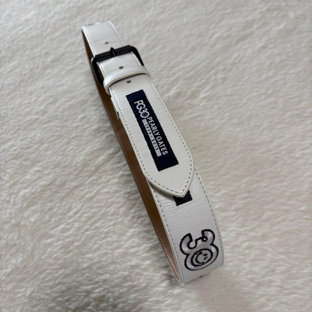 パーリーゲイツ 30周年記念限定 レザー刺繍ベルト max90cm ユニセックス