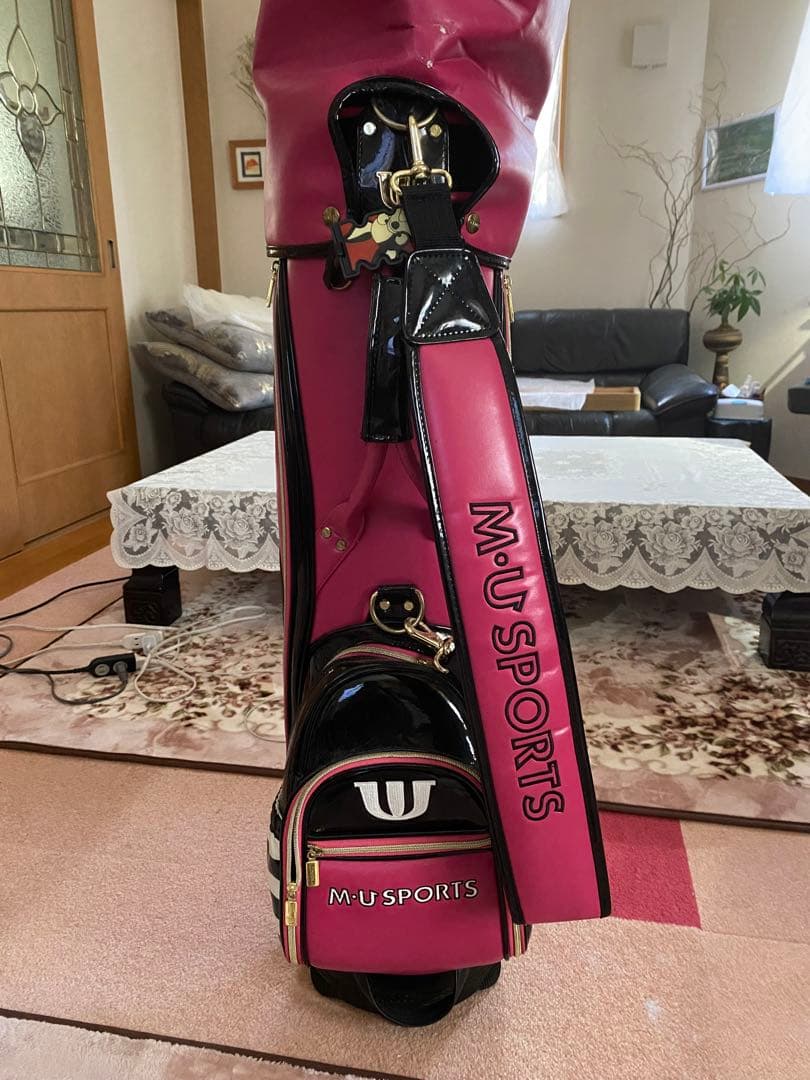 MUスポーツ　ゴルフバック　使用感あり