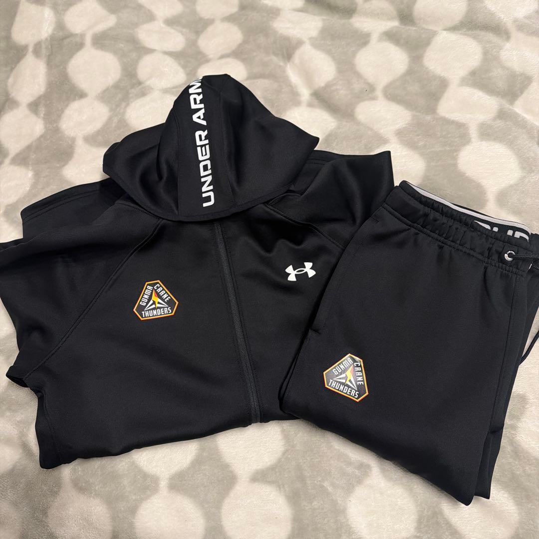 群馬クレインサンダーズ　ファンクラブ特典　アンダーアーマージャージ上下　Lサイズ