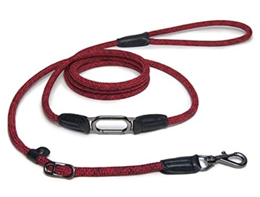 HIGH 5 DOGS ハンズフリーリーシュ　13㎜(Black Red)