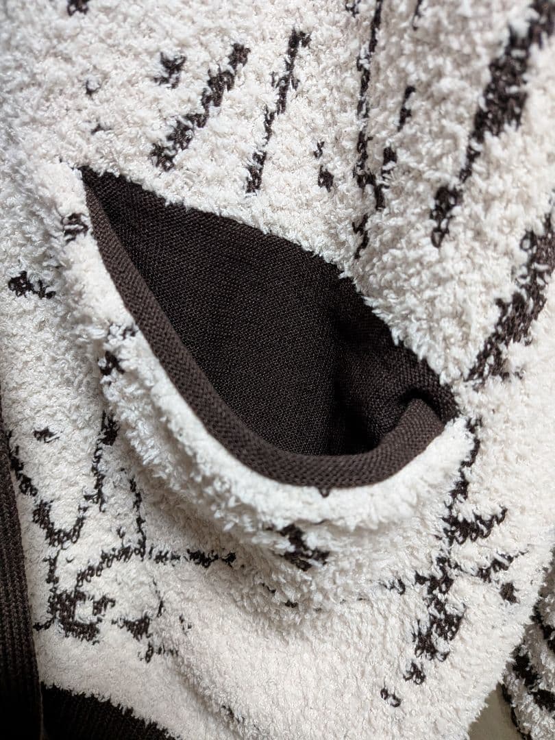 ayane アヤン ニットジャガードモフモフカーディガン