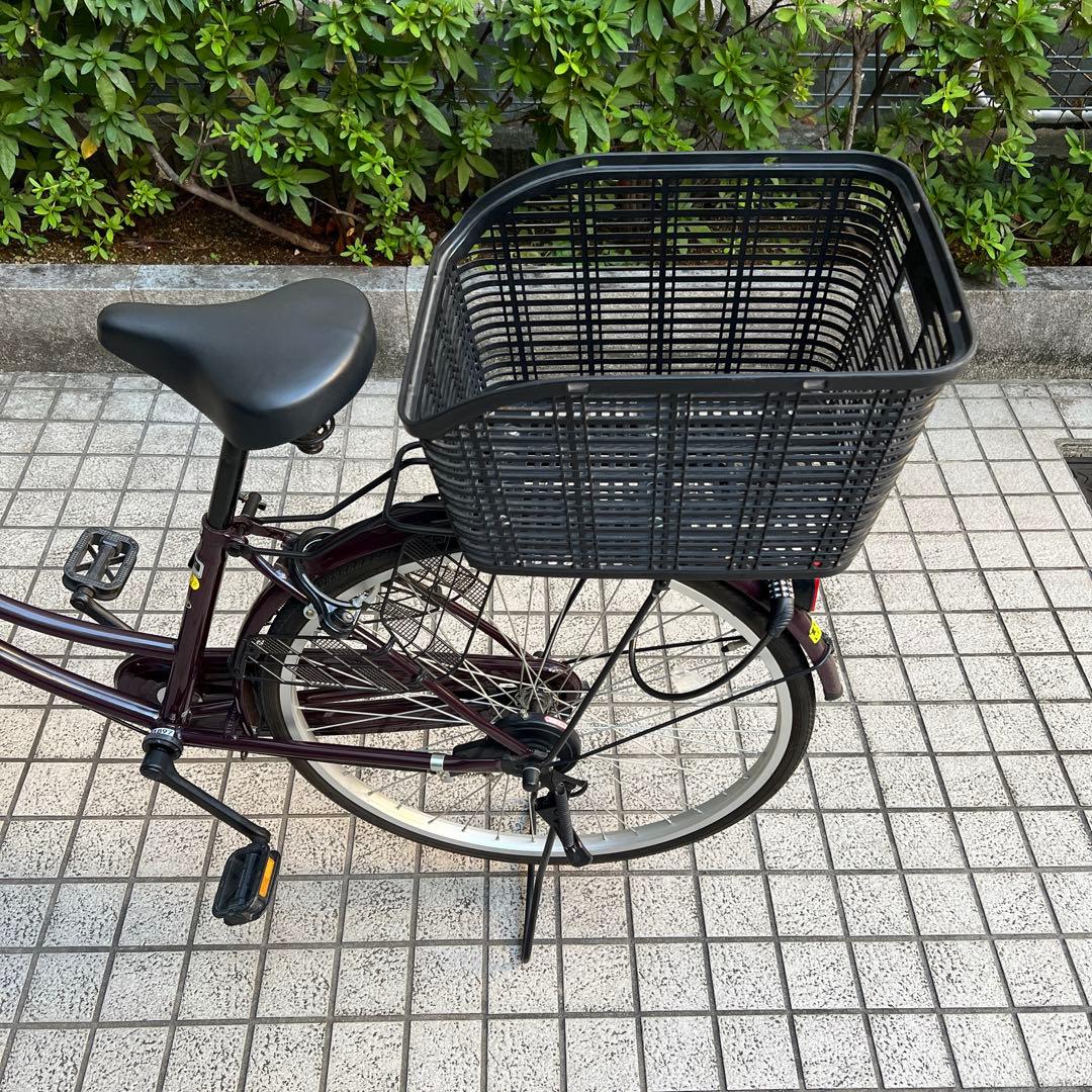 ★東京台東区 引取り限定★美品★ママチャリ　26㌅　自転車　カゴ付き