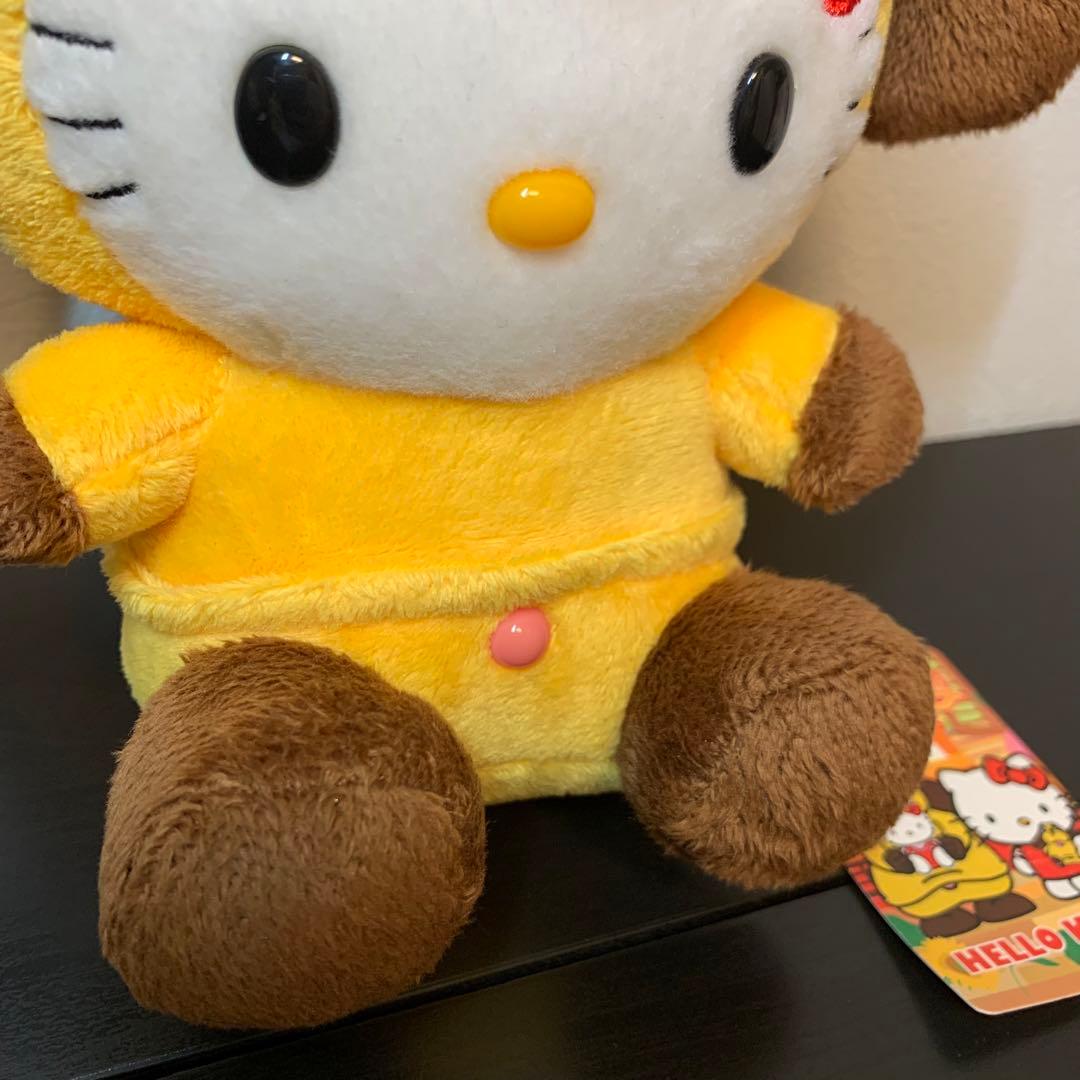 極美品✨稀少タグ付　まんまのまんま　ハローキティ ぬいぐるみ Mサイズ　サンリオ