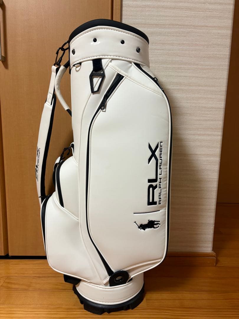 RLX Premium series キャディバッグ ホワイト　フード付き