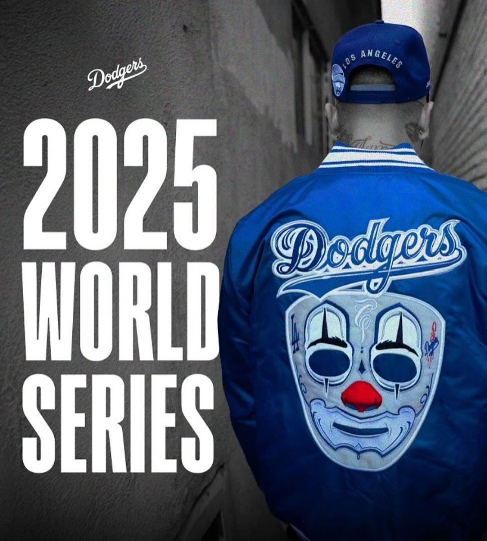 残り1点 新品Dodgers Mister.cartoon スタジャン Sサイズ