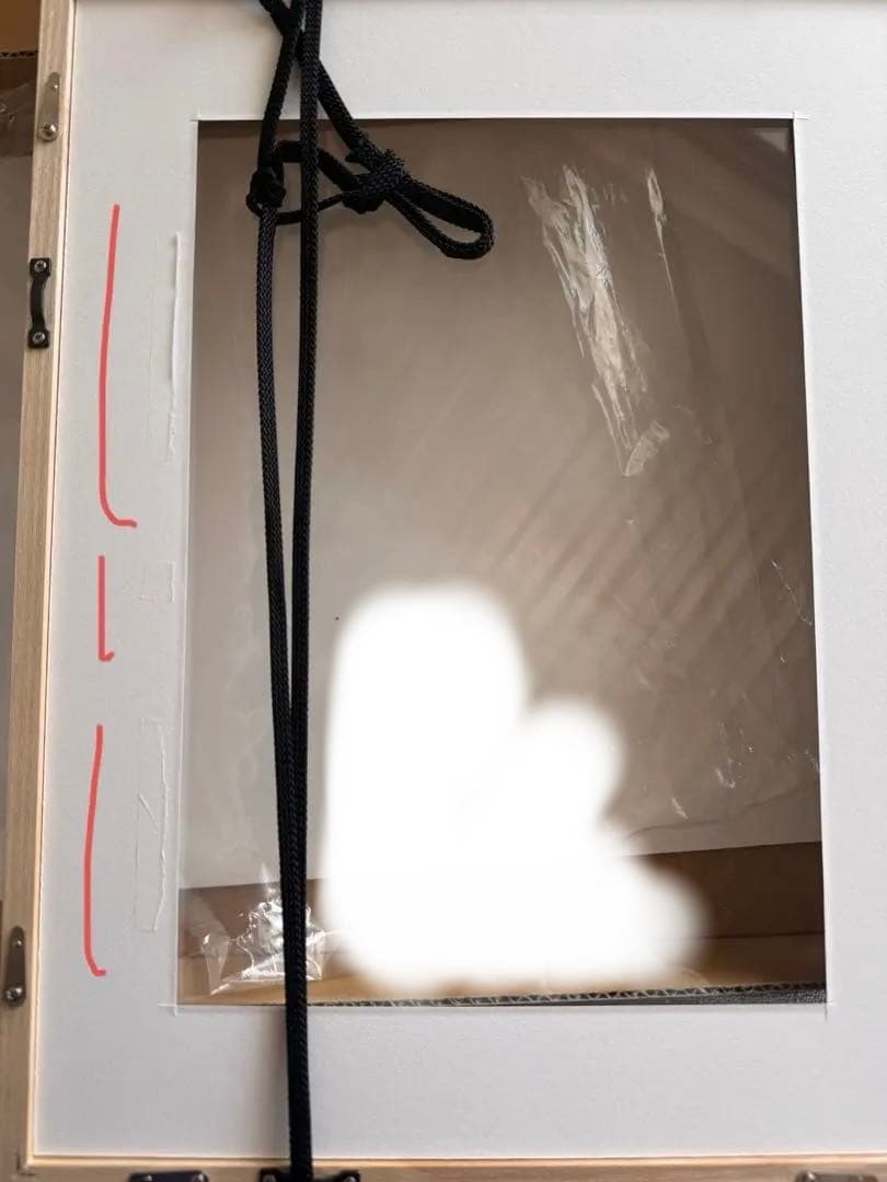 マルニ額縁 デッサン額縁 MRN-D5505-B ブラック太子 マット付 4点