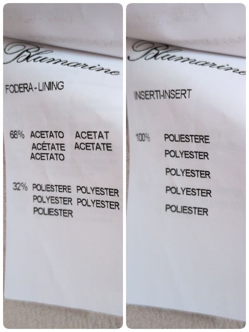 イタリア製★Blumarine　ノースリーブワンピース　リーフ刺繍　ひざ丈