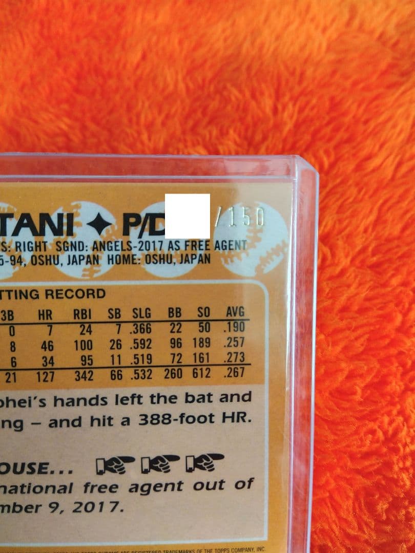 M*5様 150枚限定 大谷翔平 2023 Topps Chrome BLUE