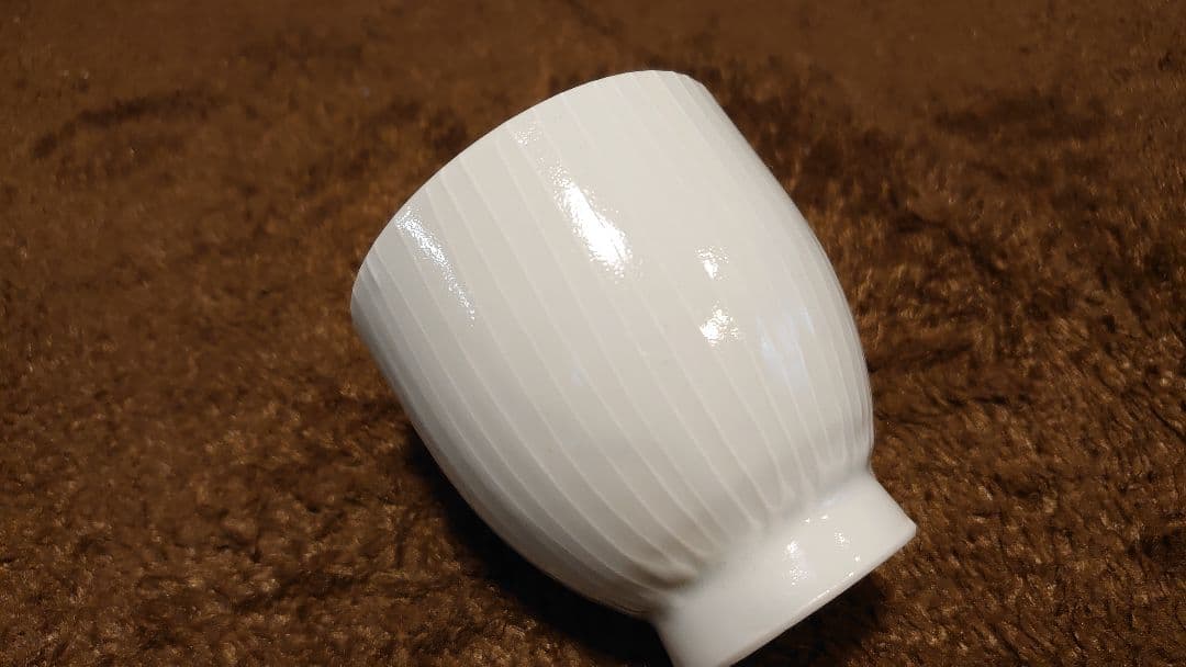 李朝　白磁　高杯　蔵出し　１客