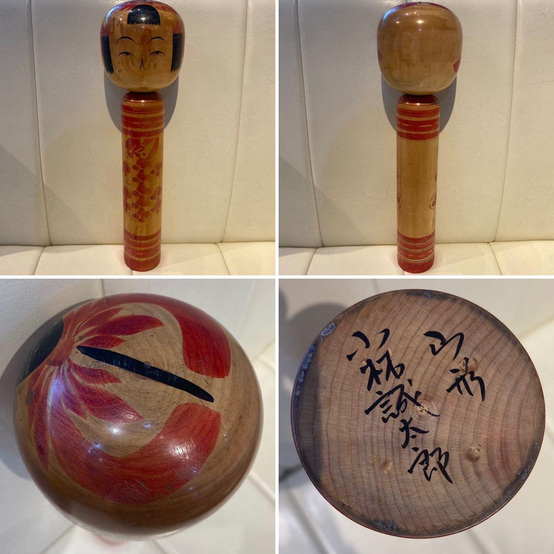 ☆こけし☆ 特大こけし 作者 6体おまとめ 弥次郎こけし 夫婦こけし