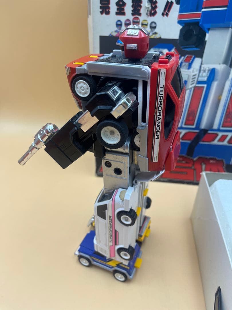 高速戦隊ターボレンジャー　DXターボロボ　DXターボラガー　1989 当時物