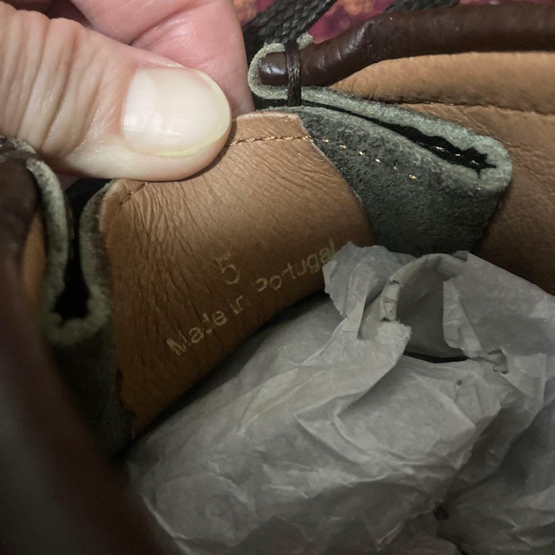 【新品未使用】padmore&barnes ワラビーシューズ／サイズ5