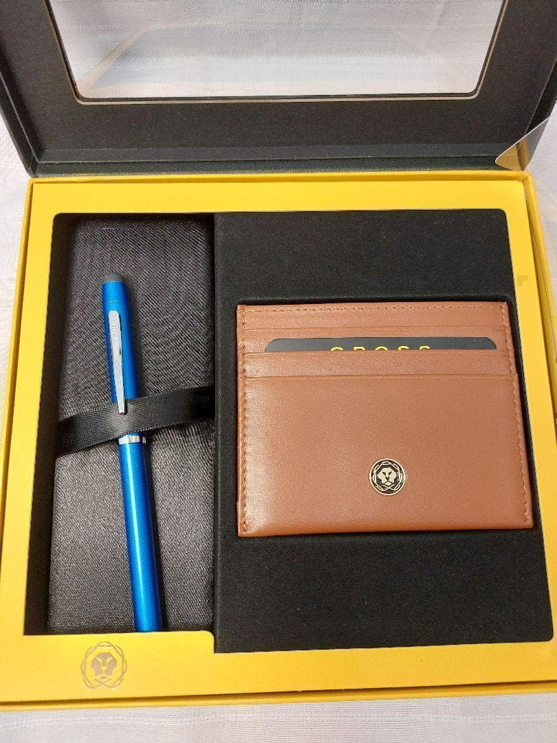 【CROSS】クロス ボールペン ギフトセット レザーカードケース付