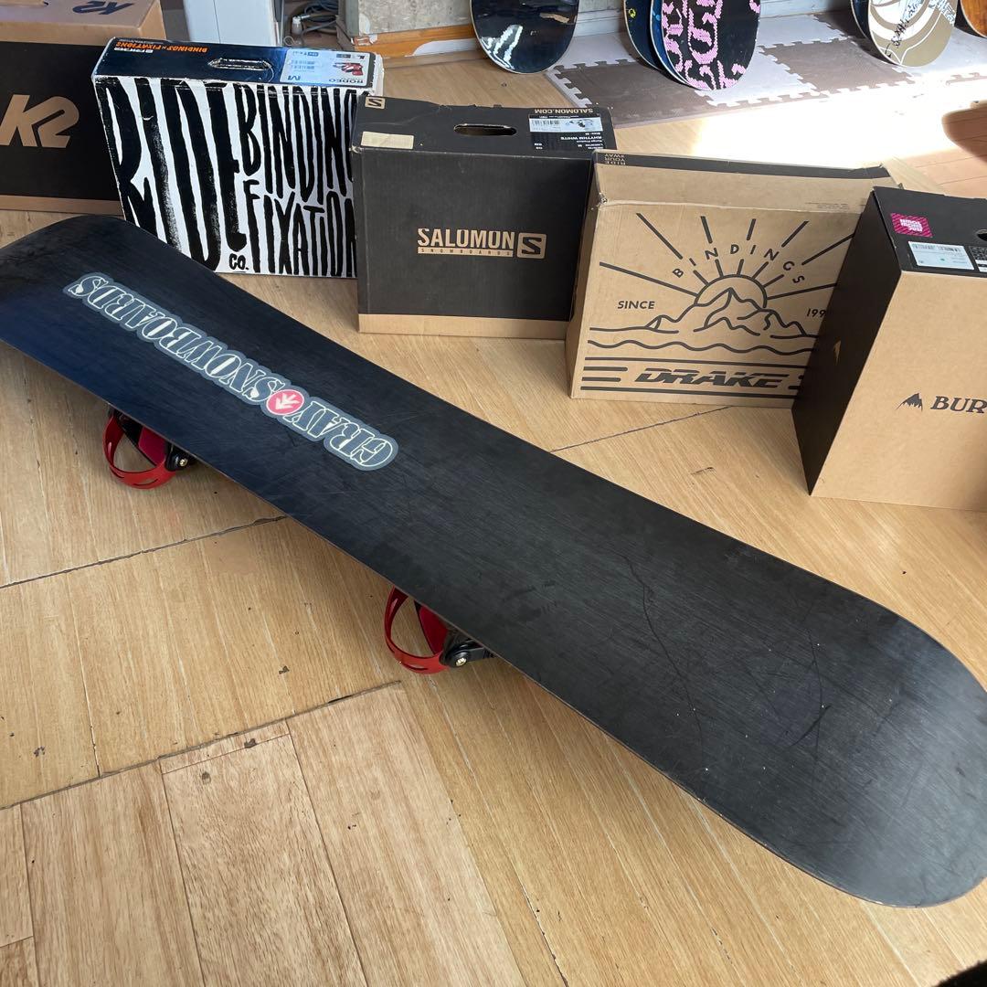 GRAY×KISSMARK　良質国産スノーボードセットOGASAKA製　バイン付