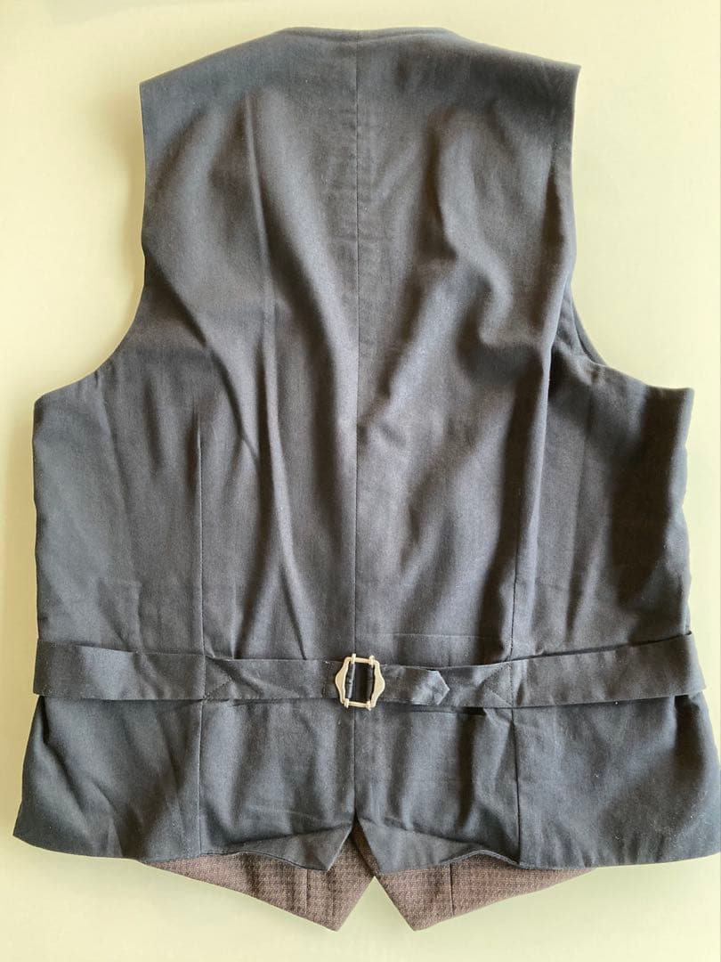 T*様 2点セット LARDINI 46 ジレ ベスト ブラウン ネイビー ラル