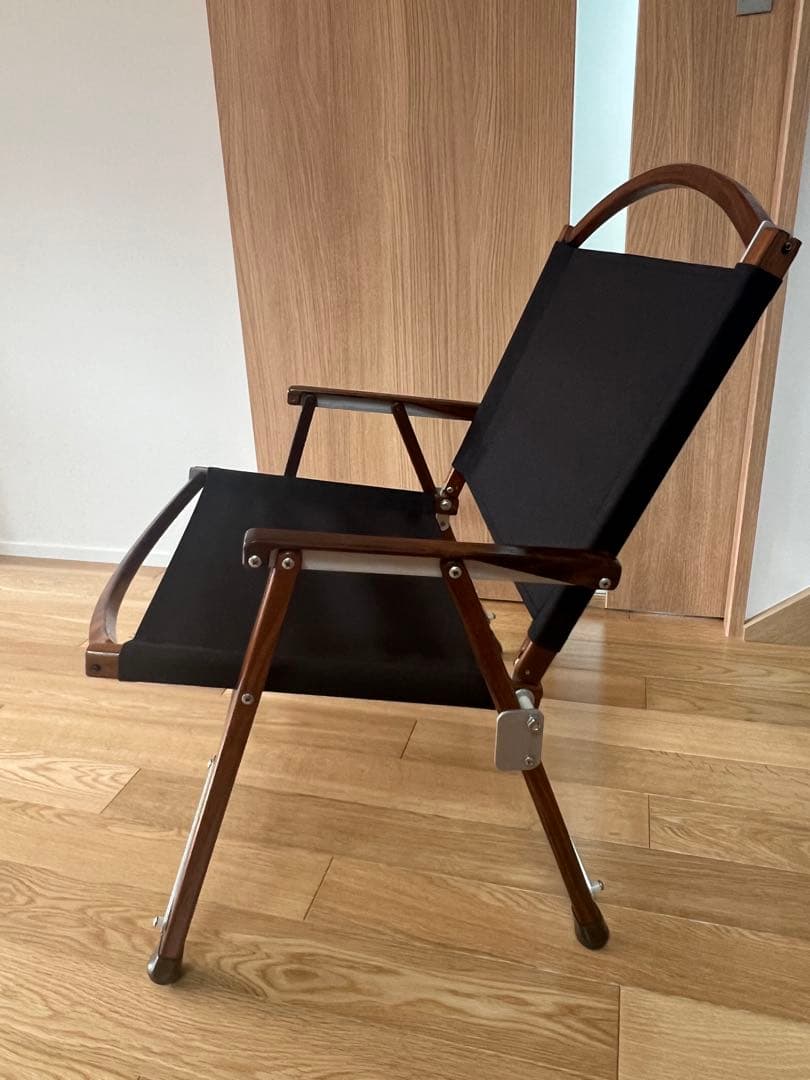 廃盤品 カーミットチェア ワイド 濃ウォールナット