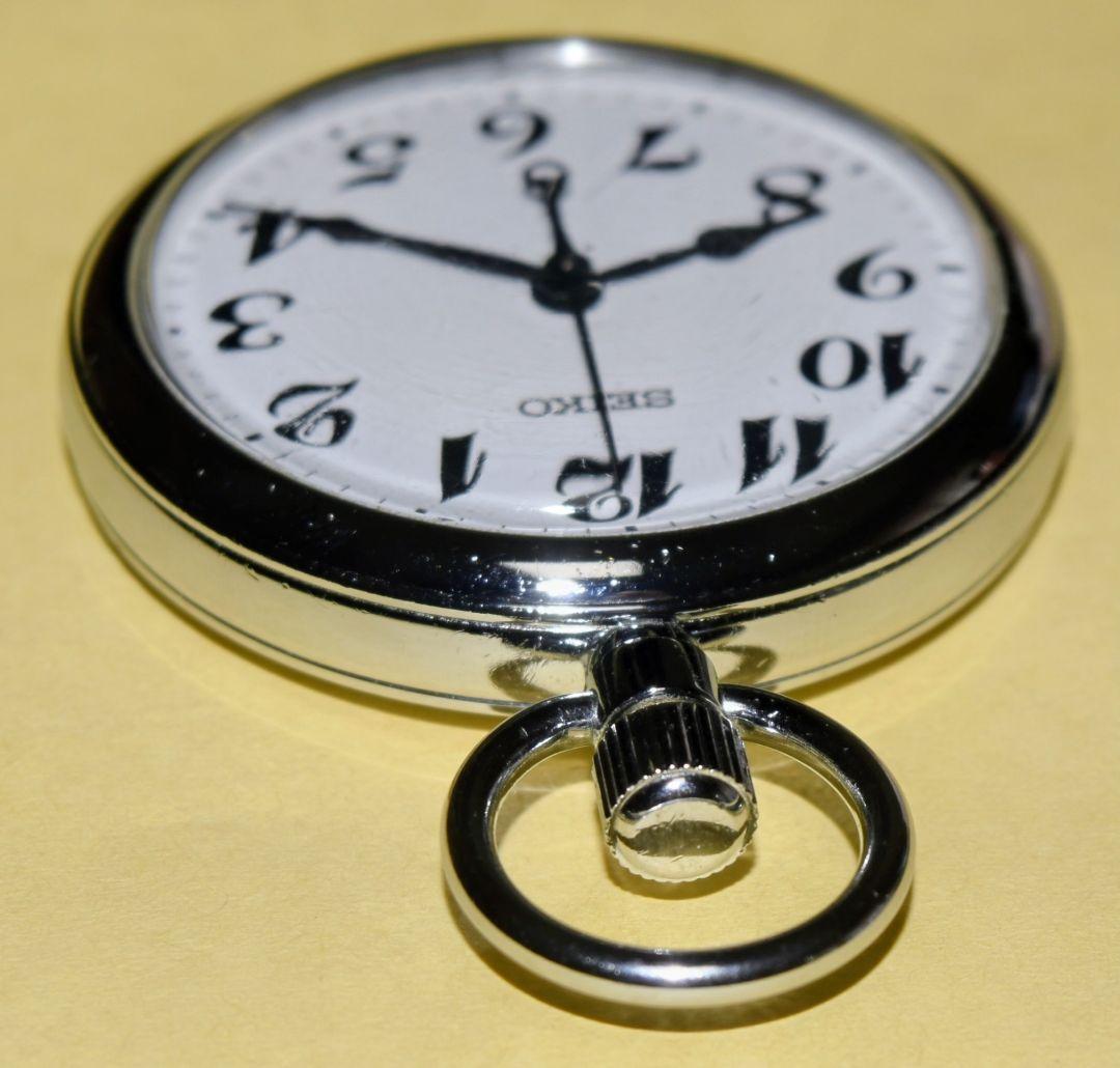 ~電池交換済・動作確認済~JR東日本 立川車掌区刻印済　SEIKO 懐中時計