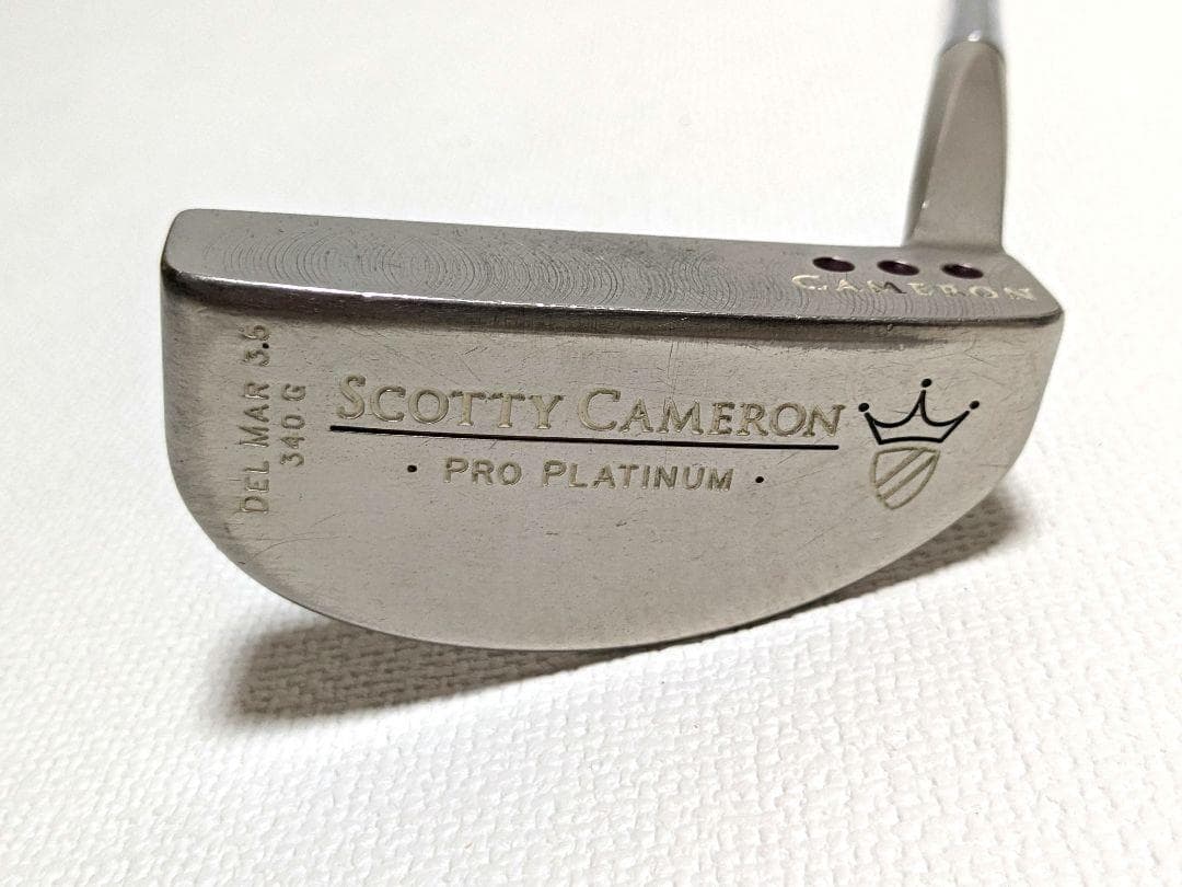 【希少】Scottie cameronプロプラチナムデルマー3.5 340g
