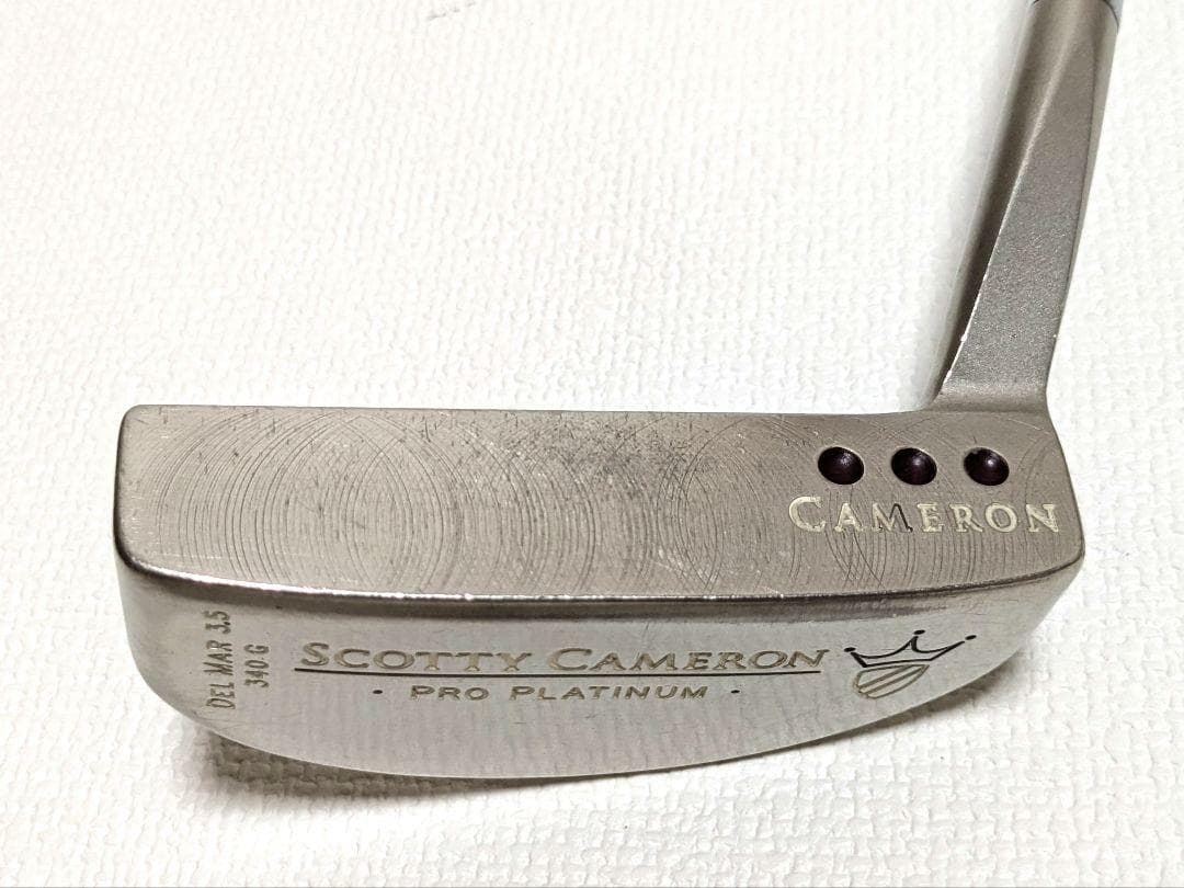 【希少】Scottie cameronプロプラチナムデルマー3.5 340g