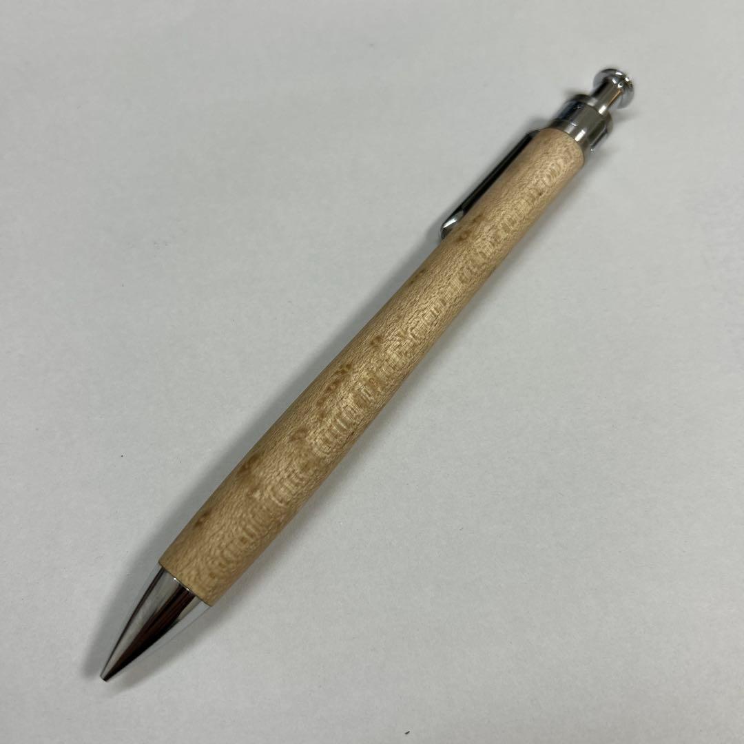 希少　工房楔　シャーペン　バーズアイメープル　特上（孔雀杢）