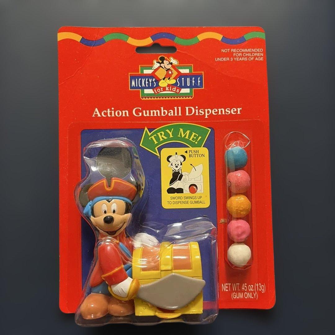 ●1998年　ディズニー　アクションガムボールディスペンサー　ガムボールマシーン