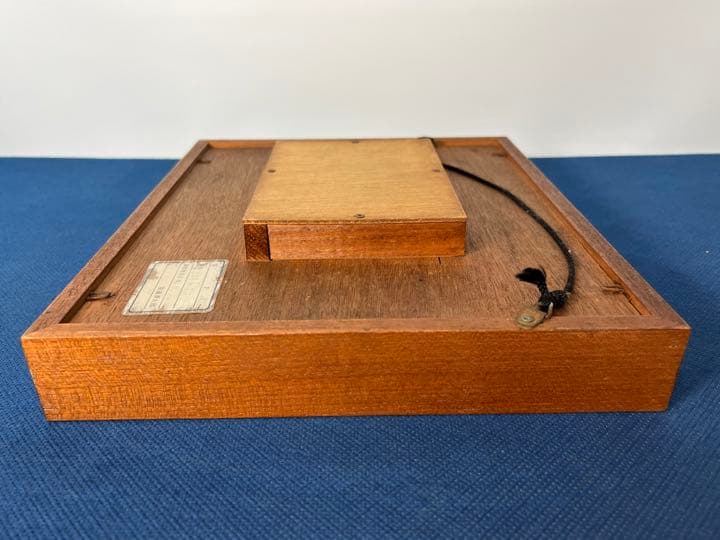 友浦清太郎　七宝「鳳凰」 額