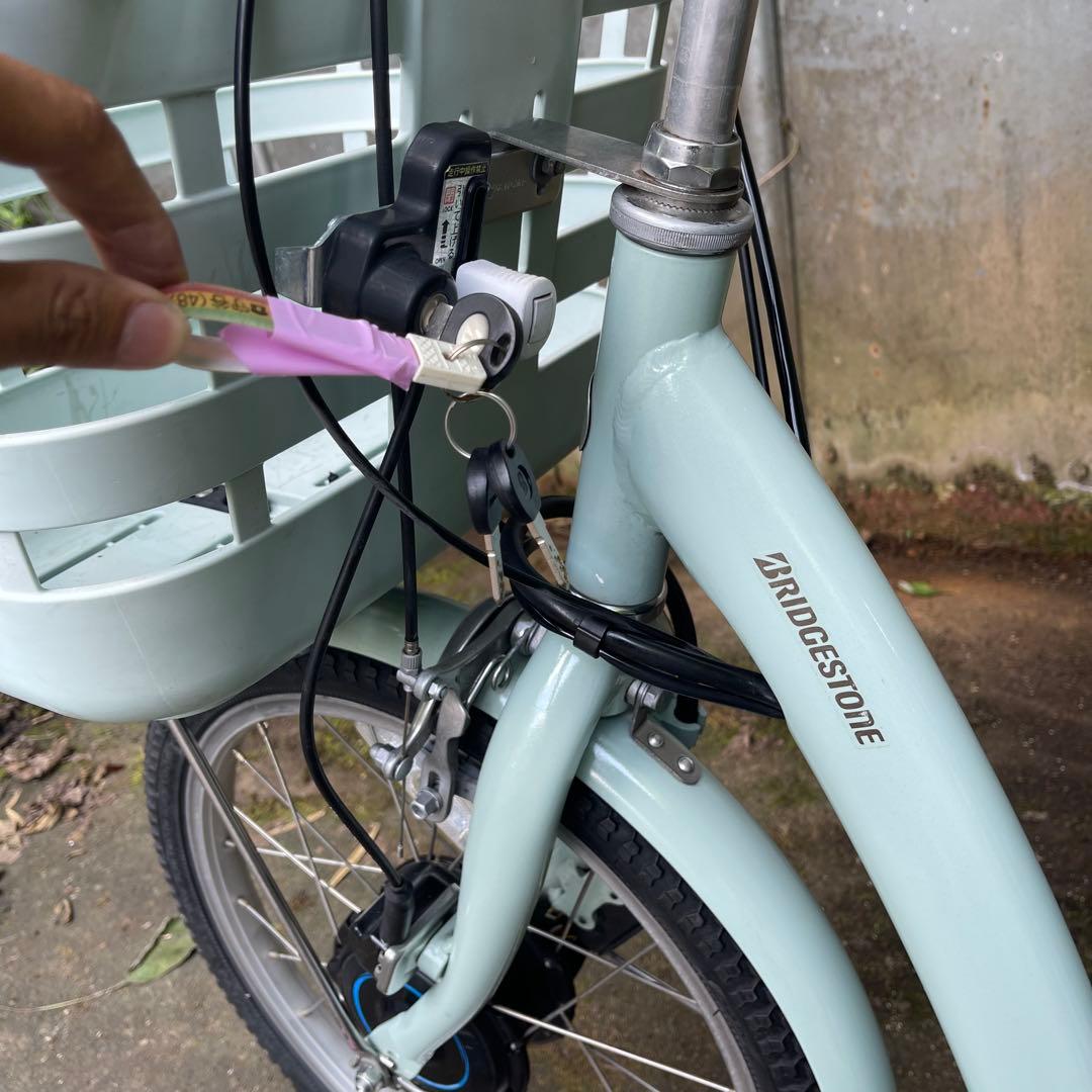ブリヂストン　三輪車　電動アシスト自転車 バッテリーB400
