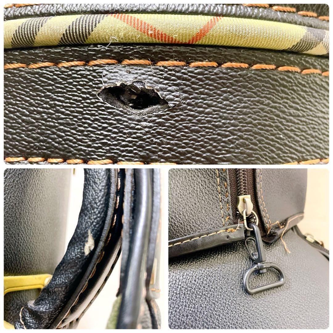 バーバリー キャディバッグ ノバチェック 9型 5分割 ブラック