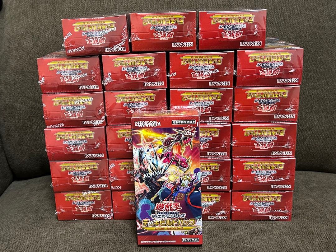 遊戯王　デッキビルドパック　ワイルドサバイバーズ　24box未開封シュリンク付き