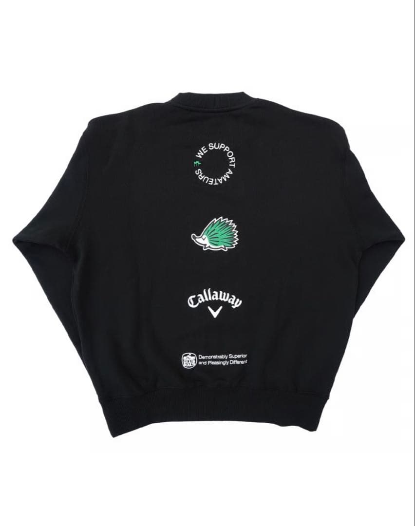 マーカー付・CLUBHAUS × CALLAWAY スウェットシャツ　Lサイズ