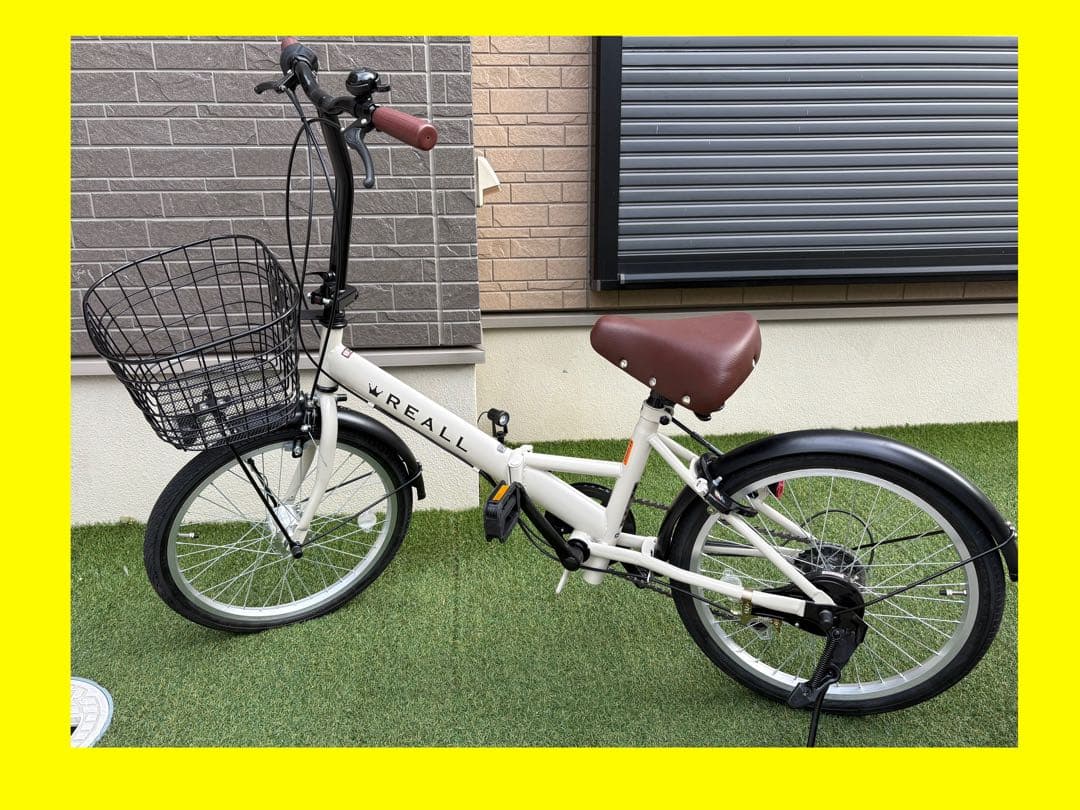 【引き取り限定】◾️美品◾️ オートライト 折りたたみ自転車 6段変速