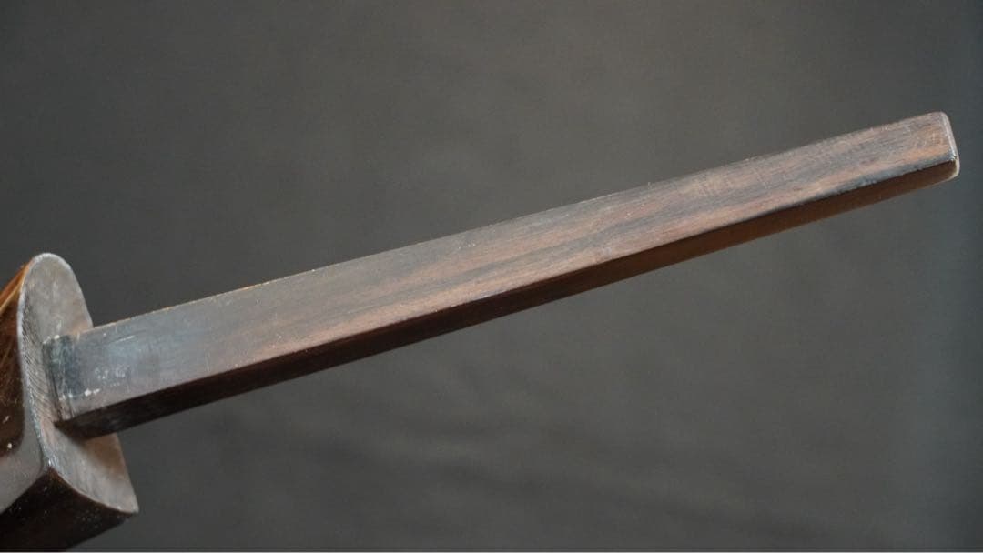 美型真壁古民家床柱縞黒檀三線　所有者様が40年前に入手　まずはご覧ください