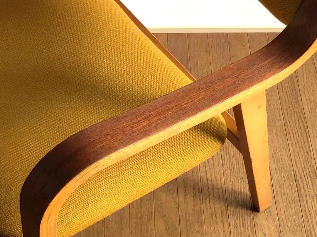 天童木工 ヴィンテージ イージーチェア ② 当時物 ラウンジチェア 坂倉準三