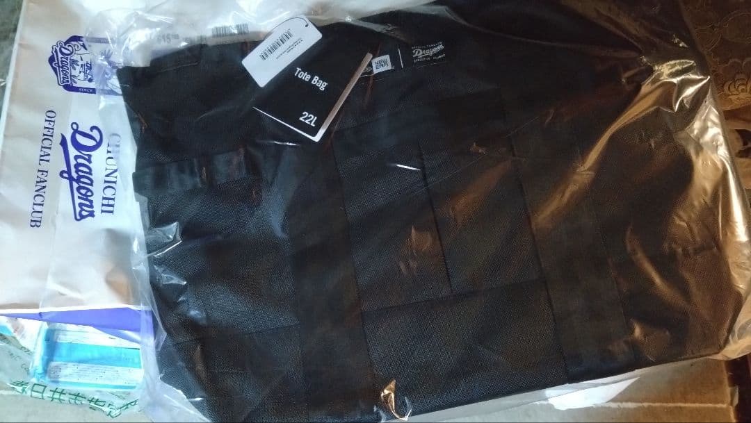 中日ドラゴンズ NEW ERA トートバッグ エグゼ会員 ドアラ膝掛け付き！