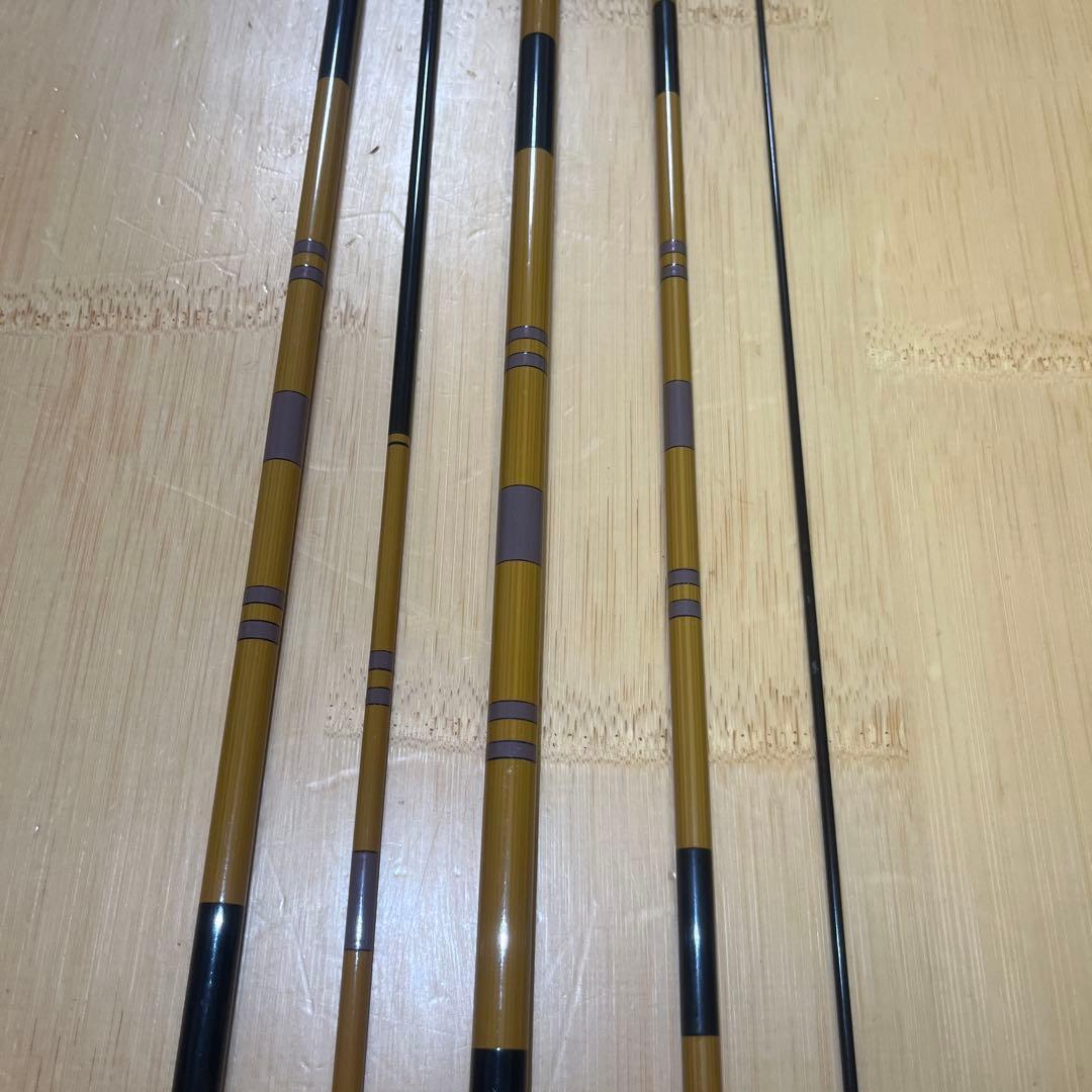 ヘラブナ竿 水切竿　14尺5本継ぎ　十四尺 四二〇