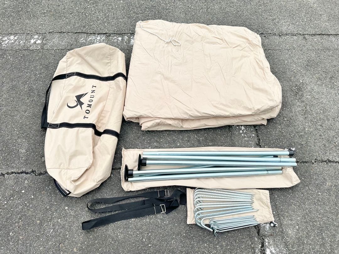 未使用 TOMOUNT TC ツーポール 6m×3m シェルター テント