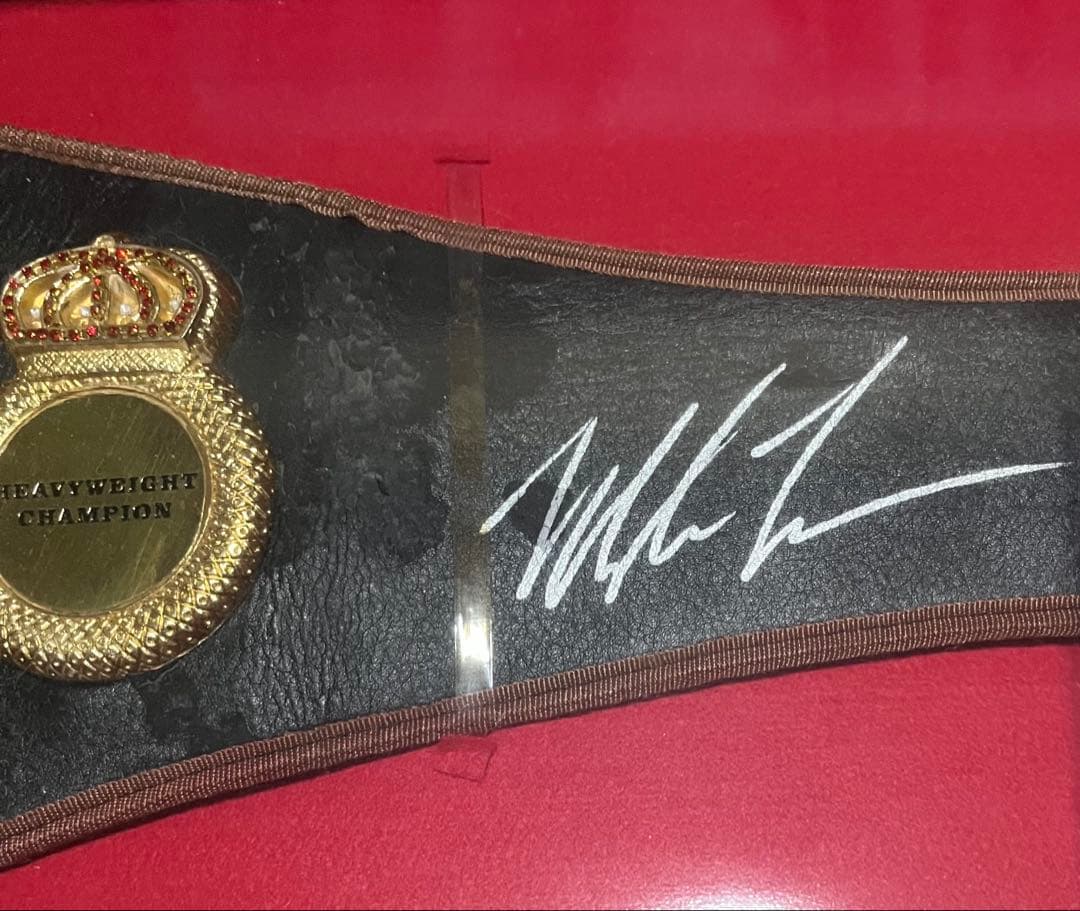 ★ 真正証明書付★マイク・タイソン 直筆サイン入り レプリカチャンピオンベルト★