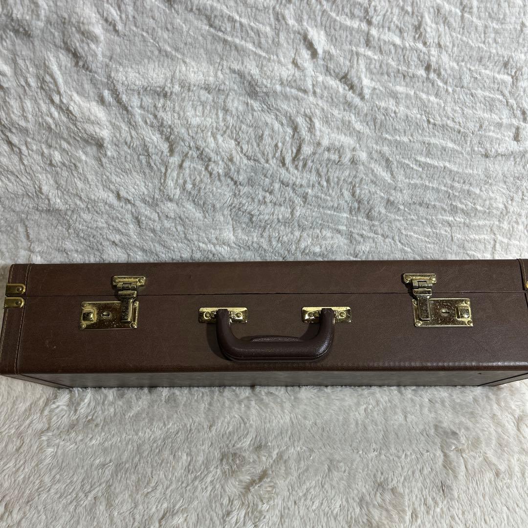 【美品】MINERVA ソプラノサックス　本体 ゴールド ケース付き