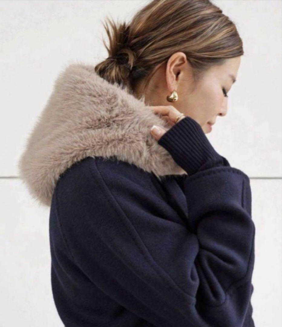 CELERI セルリ FUR BALACLAVA ドゥーズィエムクラス ベージュ