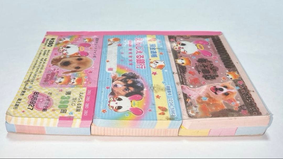 うさちゃんえんじぇる　トリプルメモ帳（絵柄6種）　平成　レトロ　カミオジャパン