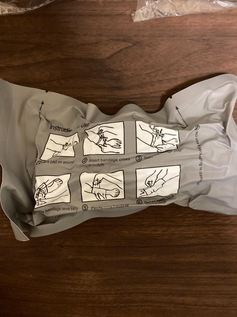 ミリタリー用 イスラエルバンデージ 12個セット ＋ 止血帯3個
