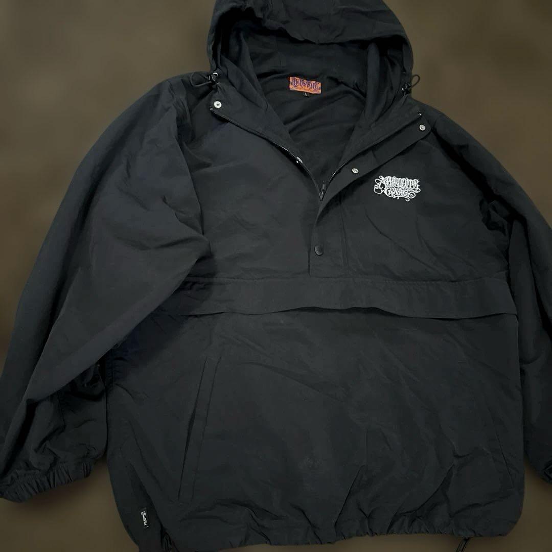 早い物勝ちBUDSPOOL ナイロン アノラック ジャケット 人気ハーフジップ