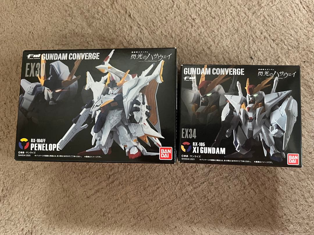 FW GUNDAM CONVERGE EX30ペーネロペー&EX34Ξガンダム