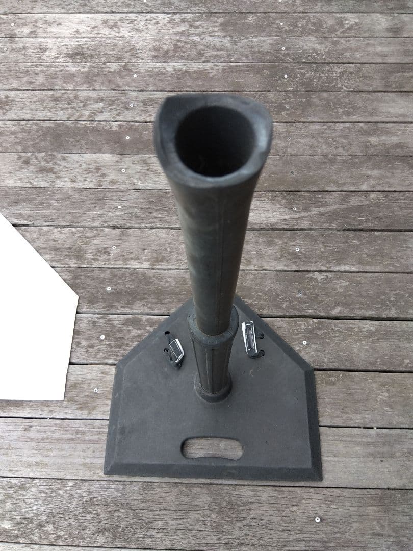 【引取限定】野球バッティングゲージ軟硬式両可 単管パイプセット+ティーS+ベース