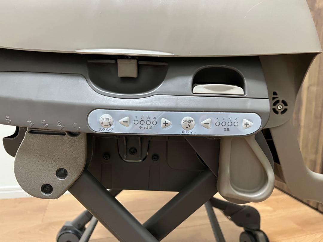 コンビ 美品 電動 ハイローチェア ネムリラ AUTO SWING グレー