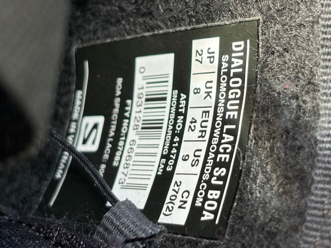 スノーボード SALOMON DIALOGUE LACE SJ BOA 27cm